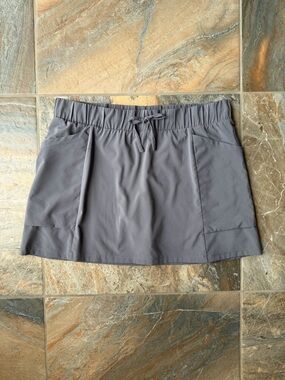 All in Motion Women’s Large Gray Athletic Skort Stretch Activewear Skirt